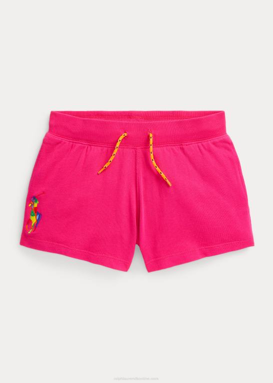 accent pink børn Ralph Lauren stor pony spa frotté kort Z426B7100