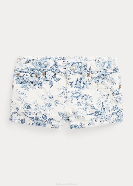 blomstret børn Ralph Lauren blomstret denimkort i bomuld Z426B6711