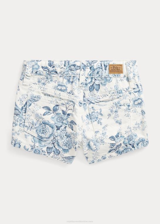 blomstret børn Ralph Lauren blomstret denimkort i bomuld Z426B6711