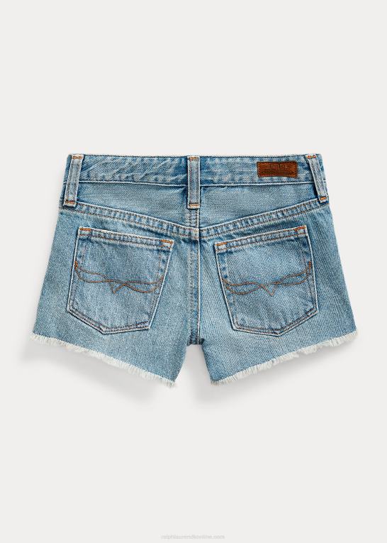 cardell vask børn Ralph Lauren flosset bomuld denim short Z426B6886