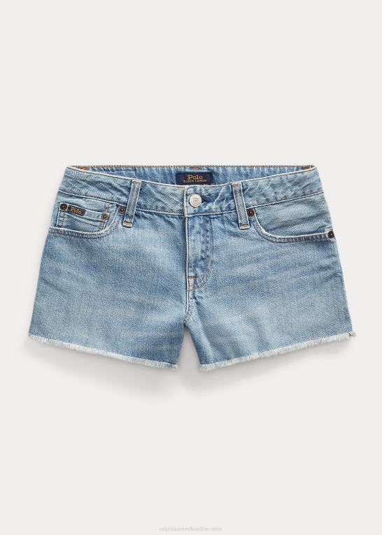 cardell vask børn Ralph Lauren flosset bomuld denim short Z426B6974