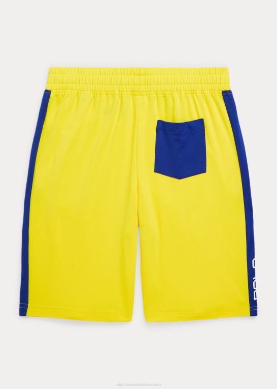 citronknus børn Ralph Lauren logo performance jersey short Z426B6143