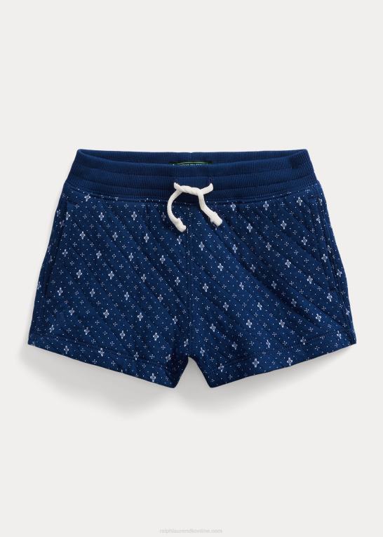 clementine calico børn Ralph Lauren dobbeltstrikket shorts med geometrisk tryk Z426B6877