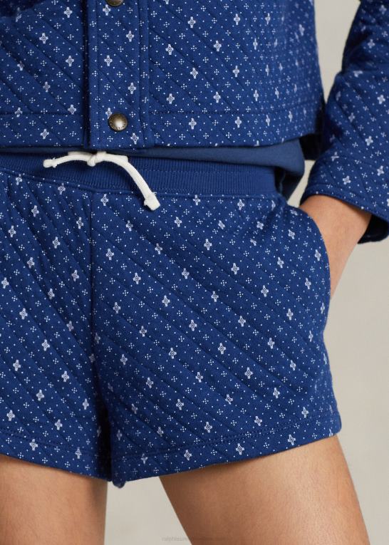 clementine calico børn Ralph Lauren dobbeltstrikket shorts med geometrisk tryk Z426B6968