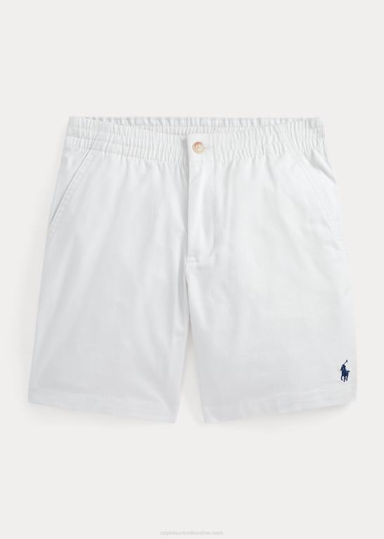 dækvask hvid børn Ralph Lauren polo prepster flex abrasion twill kort Z426B6015