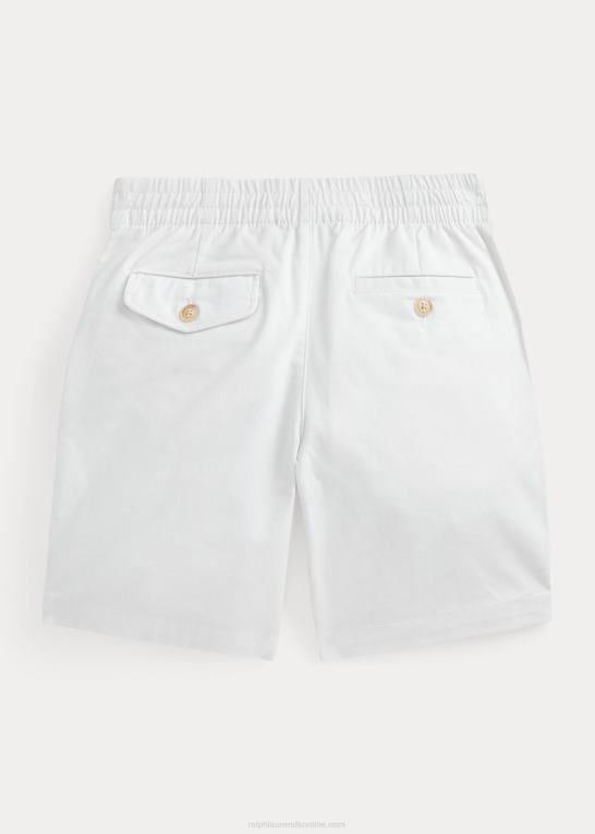 dækvask hvid børn Ralph Lauren polo prepster flex abrasion twill kort Z426B6015
