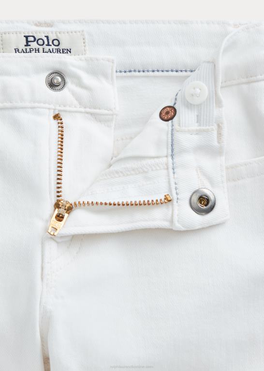dell hvid børn Ralph Lauren sullivan slim stretch denim short Z426B5744