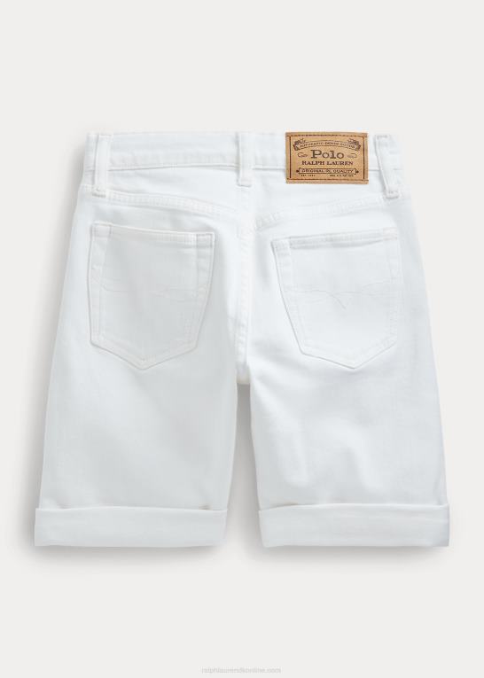 dell hvid børn Ralph Lauren sullivan slim stretch denim short Z426B6102