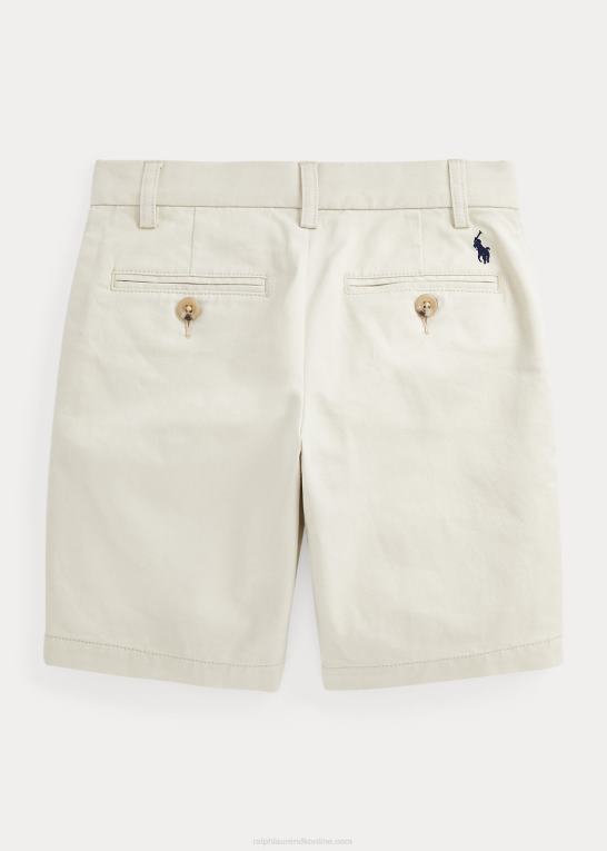 grundlæggende sand børn Ralph Lauren lige fit stretch chino short Z426B5879