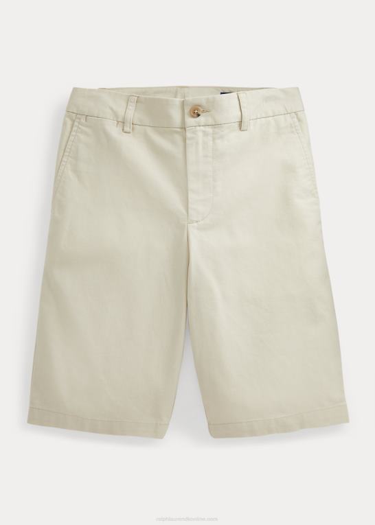 grundlæggende sand børn Ralph Lauren lige fit stretch chino short Z426B6017