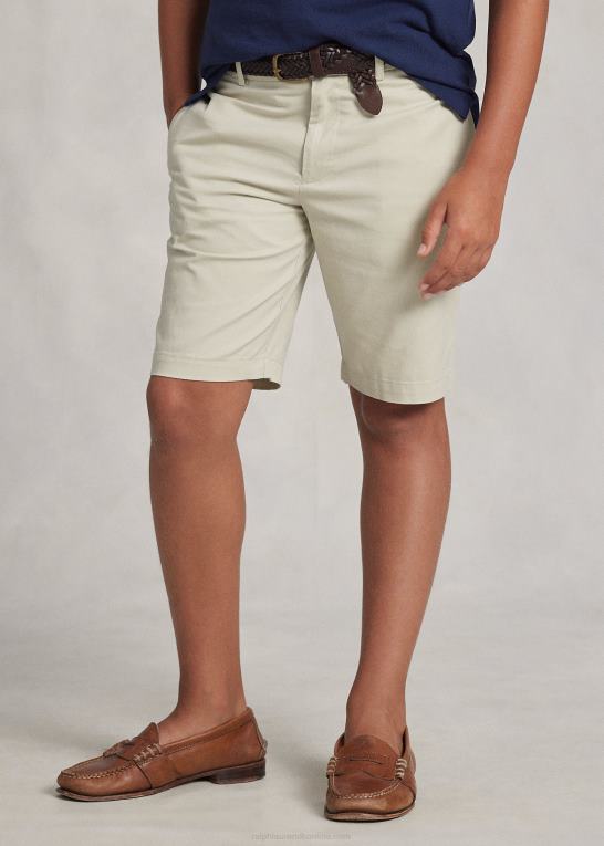 grundlæggende sand børn Ralph Lauren lige fit stretch chino short Z426B6017
