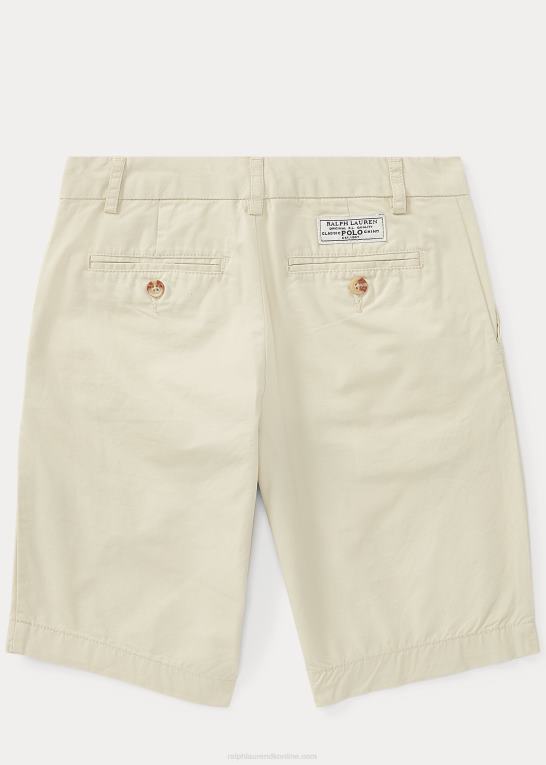 grundlæggende sand børn Ralph Lauren lige fit stretch chino short Z426B6309