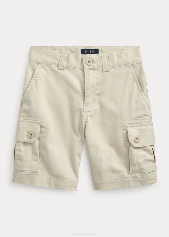 grundlæggende sand børn Ralph Lauren stræk twill last kort Z426B5881