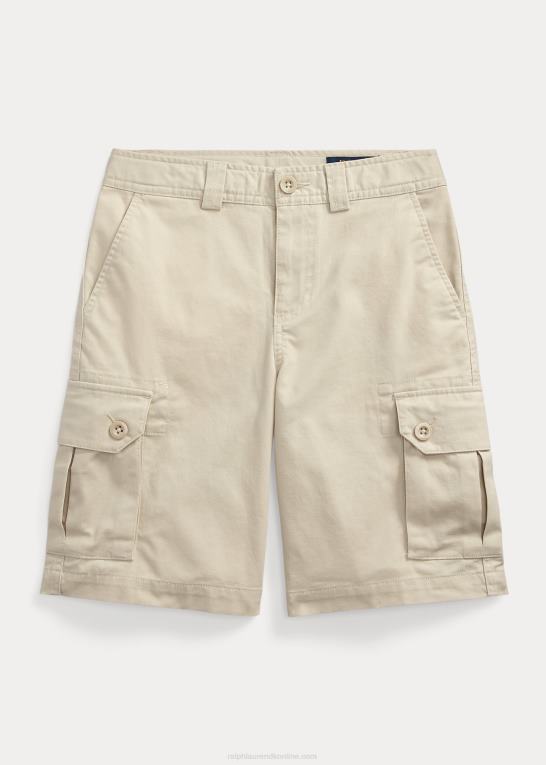 grundlæggende sand børn Ralph Lauren stræk twill last kort Z426B6263