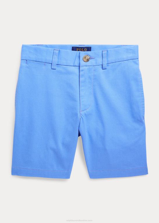 havneø blå børn Ralph Lauren lige pasform flex abrasion twill kort Z426B5624