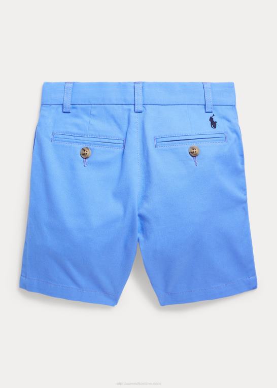 havneø blå børn Ralph Lauren lige pasform flex abrasion twill kort Z426B5624