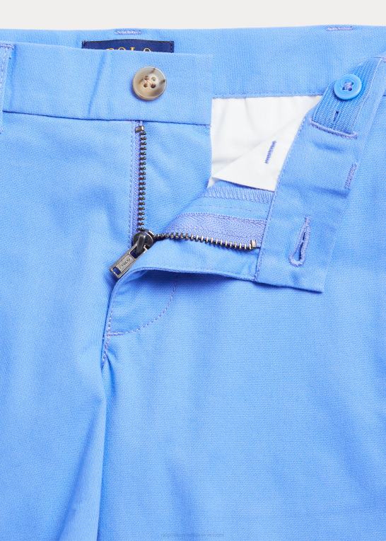 havneø blå børn Ralph Lauren lige pasform flex abrasion twill kort Z426B5624