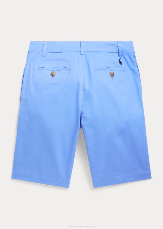 havneø blå børn Ralph Lauren lige pasform flex abrasion twill kort Z426B5645