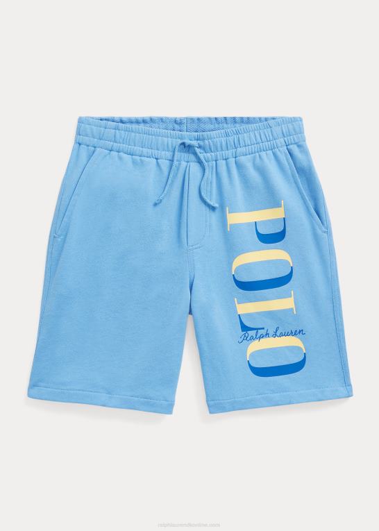havneø blå børn Ralph Lauren logo spa frotté kort Z426B5990