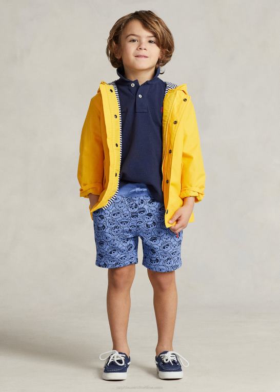 havneø blå/marine børn Ralph Lauren korte polobjørne fleece Z426B5661