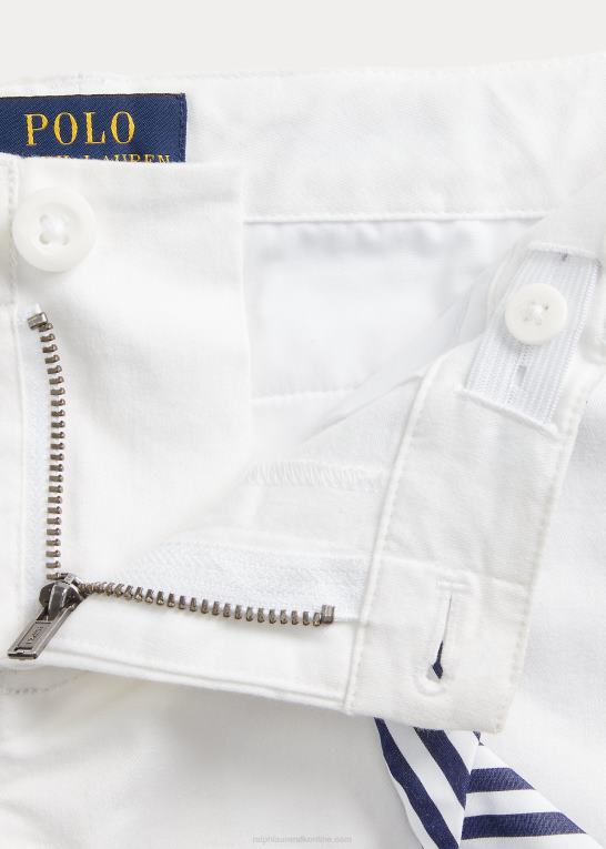 hvid børn Ralph Lauren bælte stretch chino kort Z426B6962