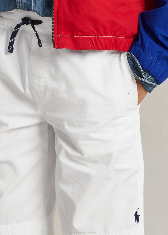 hvid børn Ralph Lauren kort chinosnøre Z426B5641