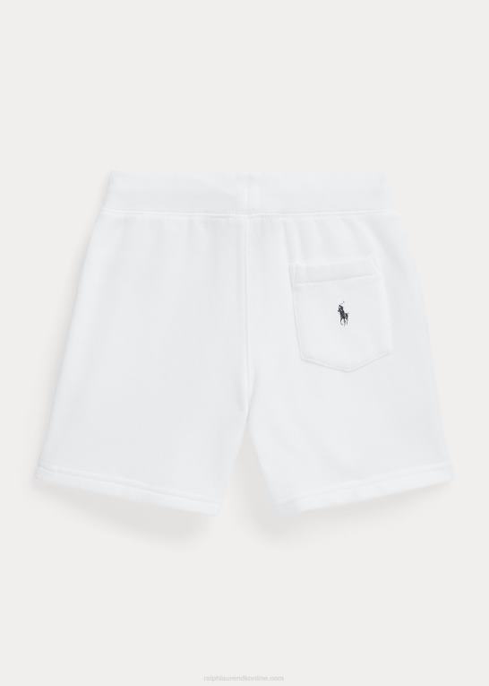 hvid børn Ralph Lauren logo fleece kort Z426B5751