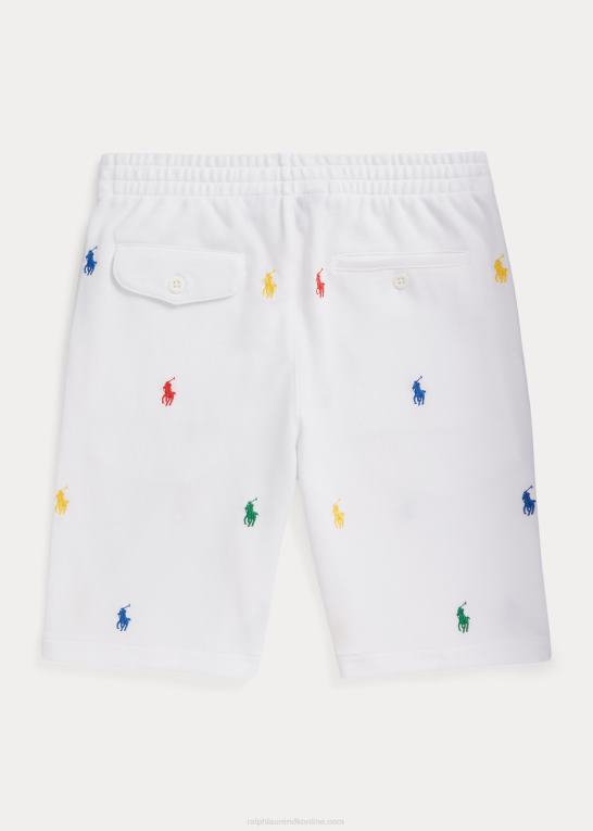 hvid børn Ralph Lauren polo prepster bomuldsnetkort Z426B5995