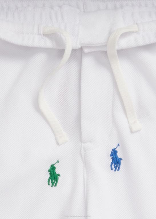 hvid børn Ralph Lauren polo prepster bomuldsnetkort Z426B5995