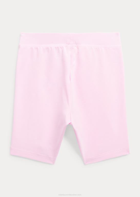 karmel pink børn Ralph Lauren stræk jersey kort cykel Z426B6830