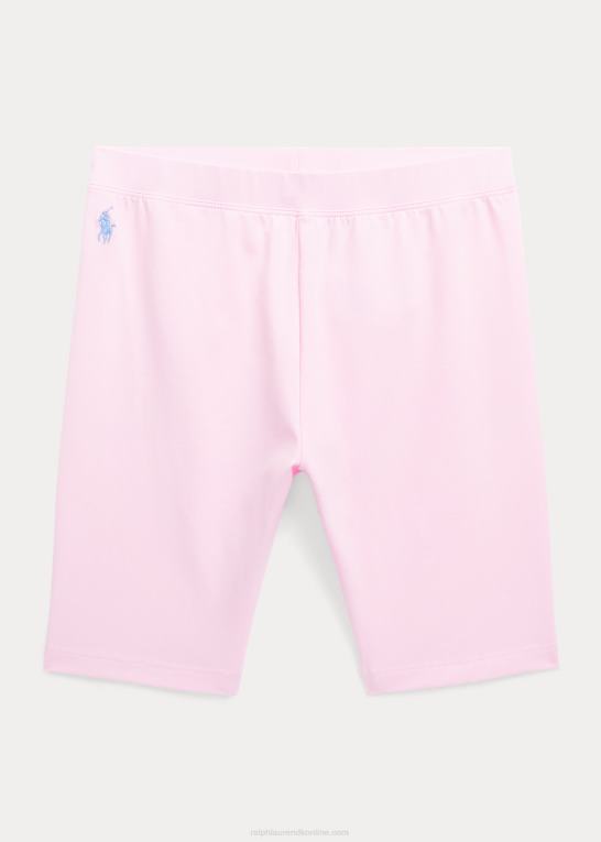 karmel pink børn Ralph Lauren stræk jersey kort cykel Z426B7080