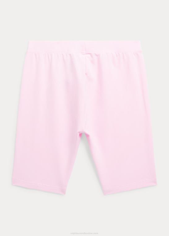 karmel pink børn Ralph Lauren stræk jersey kort cykel Z426B7080