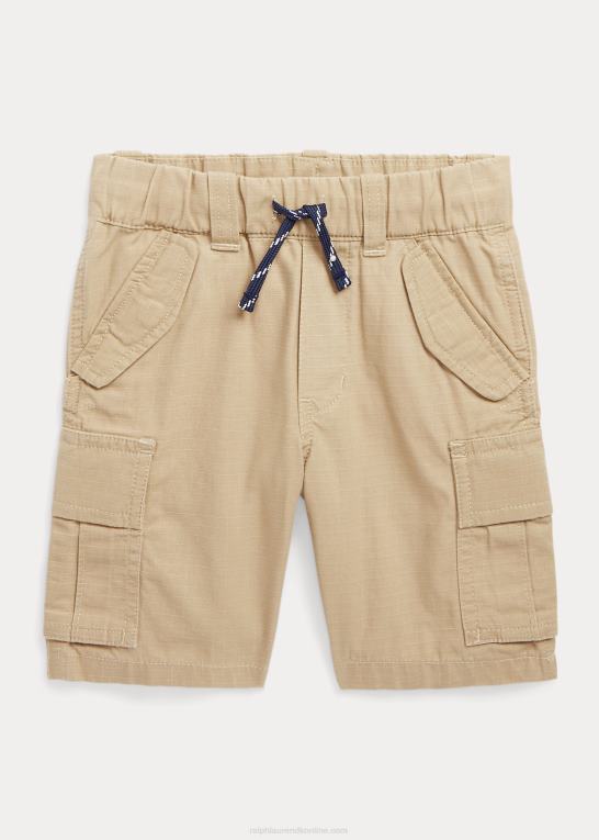 klassisk kaki børn Ralph Lauren bomuld ripstop cargo kort Z426B9775