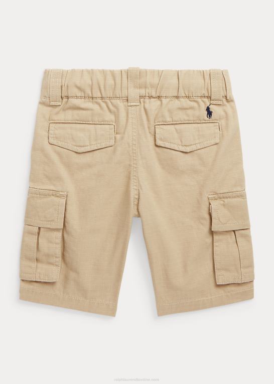 klassisk kaki børn Ralph Lauren bomuld ripstop cargo kort Z426B9775