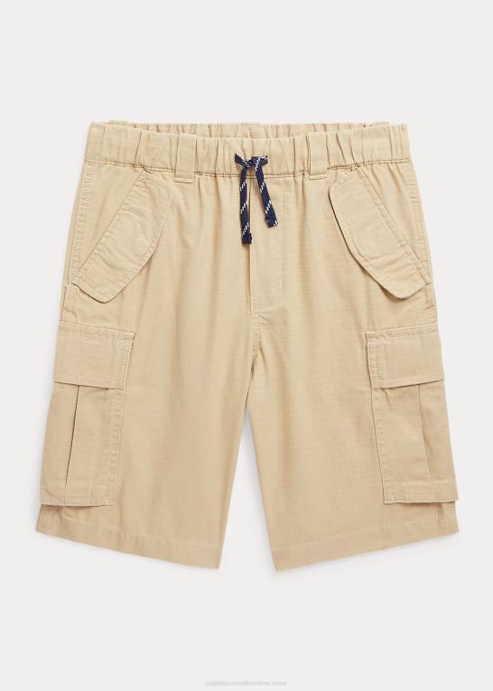 klassisk kaki børn Ralph Lauren bomuld ripstop cargo kort Z426B9821