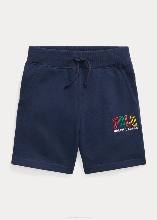 krydstogtflåde børn Ralph Lauren logo fleece kort Z426B5846