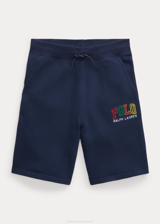 krydstogtflåde børn Ralph Lauren logo fleece kort Z426B6221