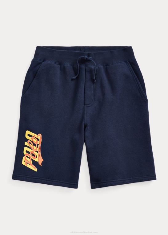 krydstogtflåde børn Ralph Lauren logo fleece kort Z426B9929