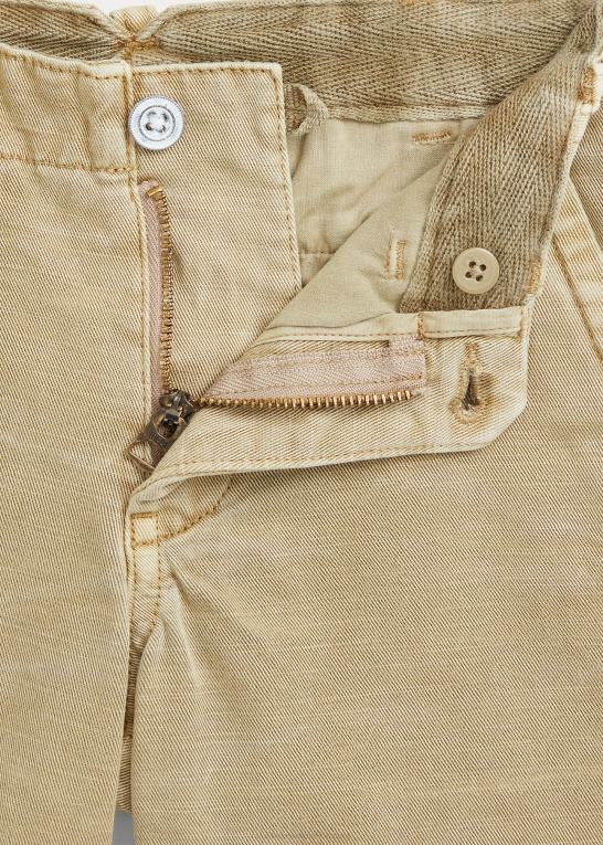 kystbeige børn Ralph Lauren bomuldstwill kort Z426B5749