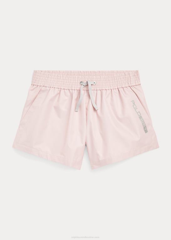 lyserødt sand børn Ralph Lauren logo ripstop kort Z426B7629