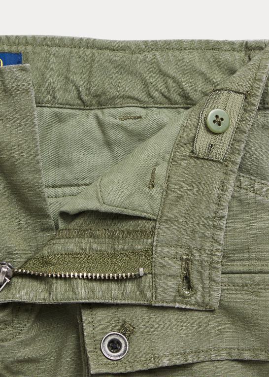 mørk salvie børn Ralph Lauren bomuld ripstop cargo kort Z426B7102