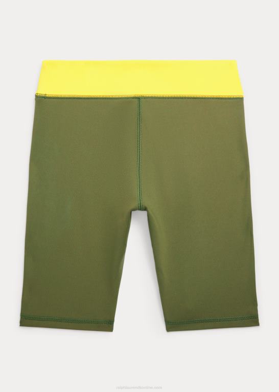 mørk salvie børn Ralph Lauren logo stretch interlock cykelkort Z426B7118