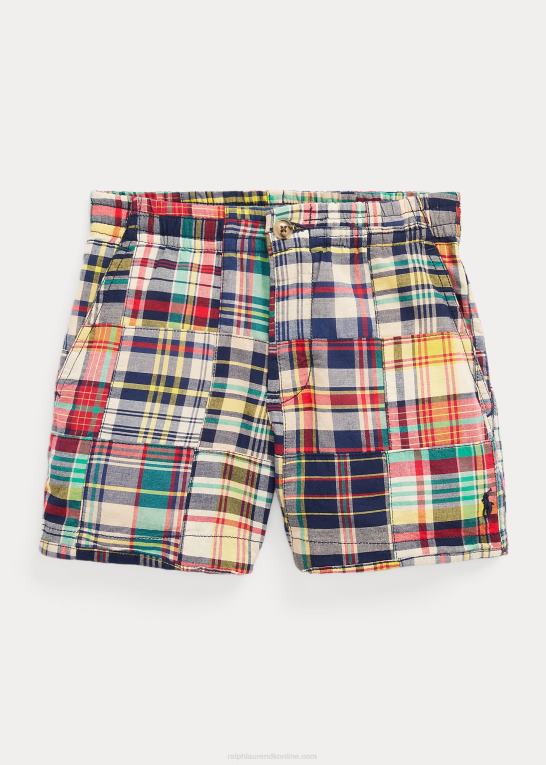 madras patchwork børn Ralph Lauren polo prepster bomuld madras short Z426B5656