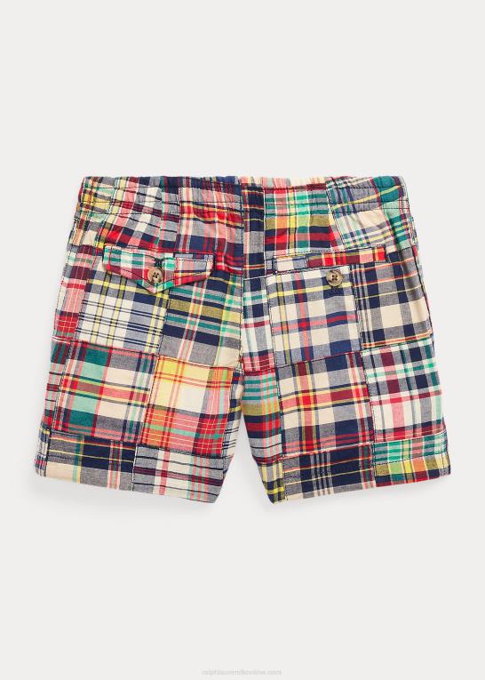 madras patchwork børn Ralph Lauren polo prepster bomuld madras short Z426B5656