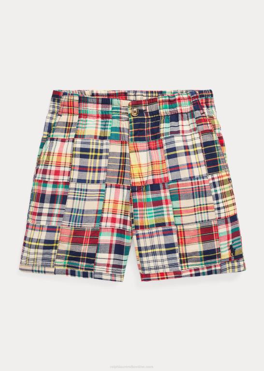 madras patchwork børn Ralph Lauren polo prepster bomuld madras short Z426B9867