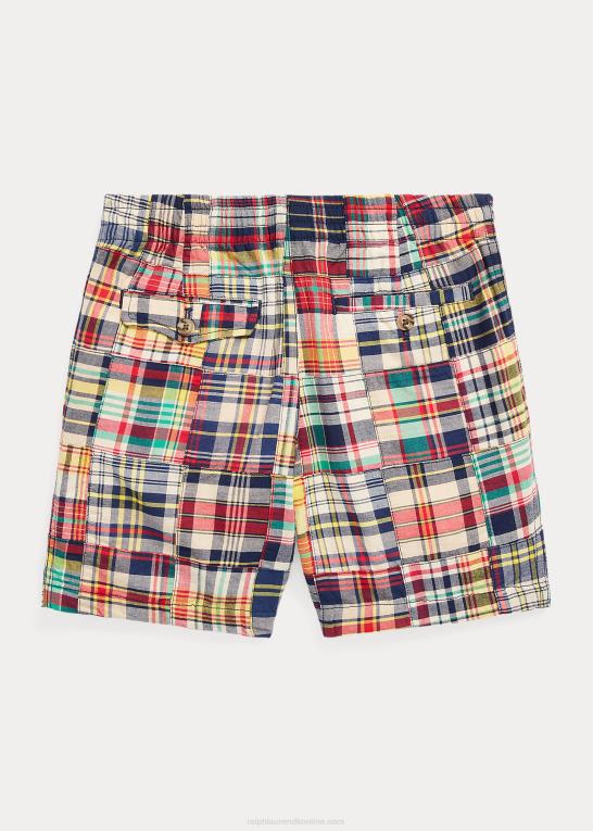 madras patchwork børn Ralph Lauren polo prepster bomuld madras short Z426B9867