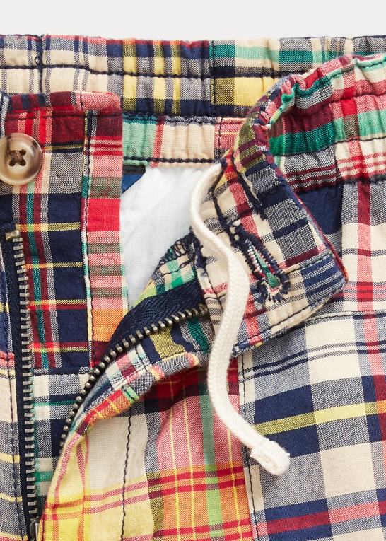 madras patchwork børn Ralph Lauren polo prepster bomuld madras short Z426B9867