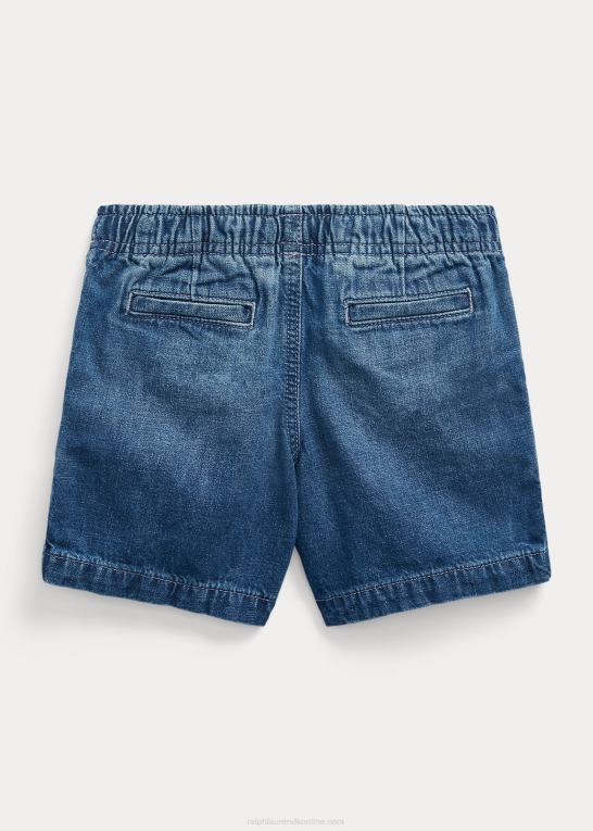 milbrook vask børn Ralph Lauren polo prepster denim short Z426B5653