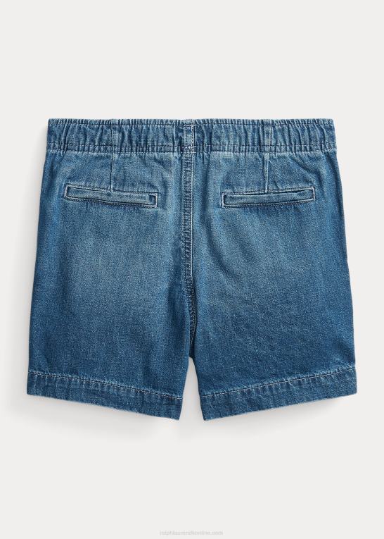 milbrook vask børn Ralph Lauren polo prepster denim short Z426B6171