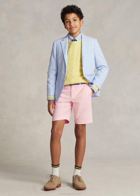 pink oxford børn Ralph Lauren oxford shorts i lige pasform Z426B6005
